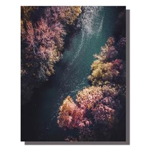Fine Asianliving Schilderij Wall Art Canvas Print 70x90cm Rivier