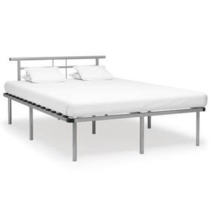 VidaXL Bedframe metaal grijs 160x200 cm