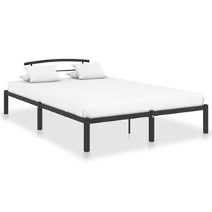 VidaXL Bedframe metaal zwart 160x200 cm