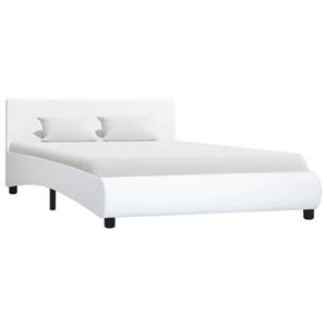VidaXL Bedframe kunstleer wit 140x200 cm