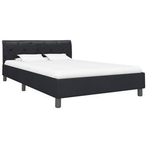 vidaXL Bedframe kunstleer zwart 140x200 cm