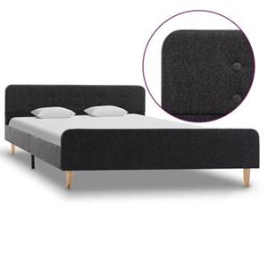 VidaXL Bedframe jute donkergrijs 140x200 cm