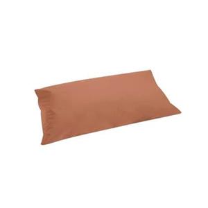 Yumeko kussensloop percal terracotta 40x80