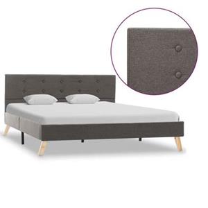 VidaXL Bedframe stof taupe 140x200 cm