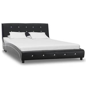 VidaXL Bedframe kunstleer zwart 120x200 cm