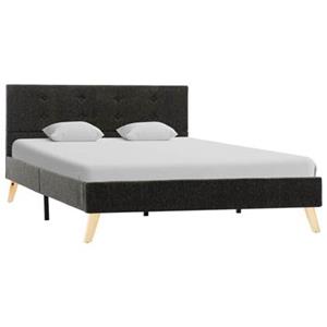 VidaXL Bedframe stof donkergrijs 120x200 cm