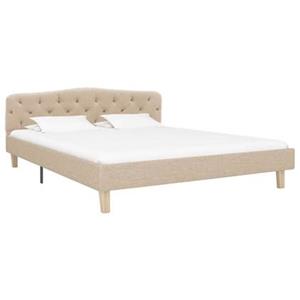 VidaXL Bedframe stof beige 140x200 cm