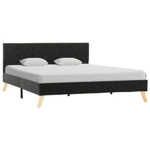 VidaXL Bedframe stof donkergrijs 140x200 cm