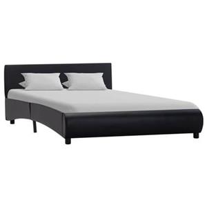 VidaXL Bedframe kunstleer zwart 140x200 cm