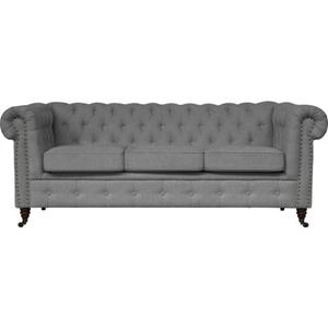Home affaire 3-Sitzer "Aarburg", aufwändige Knopfheftung und Ziernägel im Chesterfield-Design