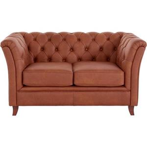 Guido Maria Kretschmer Home&Living 2-Sitzer "Noblessy", mit echter Chesterfield-Knopfheftung, hochwertige Verarbeitung, Samtoptik mich changierender Optik