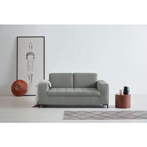 OTTO products 2-Sitzer "Grazzo", hochwertige Stoffe aus recyceltem Material, Steppung im Sitzbereich
