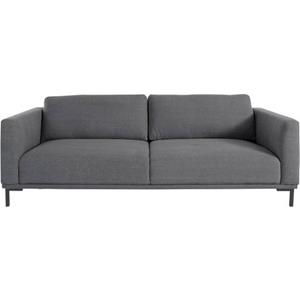 OTTO products 3-Sitzer "Fillin", Struktur-Bezug hergestellt aus recycelten PET-Flaschen, mit losen Rückenkissen und Metallbeinen