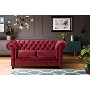Home affaire 2-zitsbank Chesterfield Home met chique capitonnage en kenmerkende armleuningen