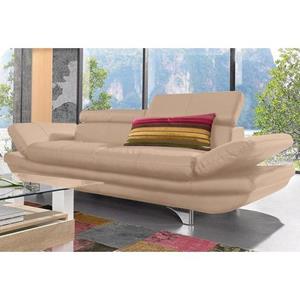 COTTA Polstergarnitur, (Set), Set: bestehend aus 2-Sitzer und Hocker, Sofa Inklusive Rückenverstellung