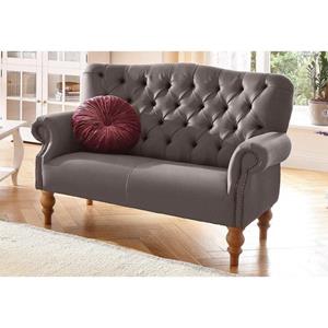 Home affaire 2-Sitzer "Lord", mit echter Chesterfield-Knopfheftung und Ziernägeln