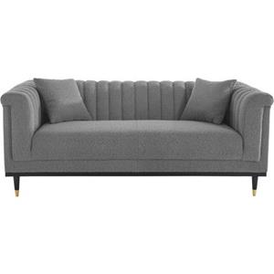 Guido Maria Kretschmer Home&Living 2-zitsbank Chamby New bouclé-structuurbekleding met stiksels bij de leuning