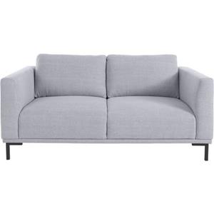 OTTO products 2-Sitzer "Fillin", Struktur-Bezug hergestellt aus recycelten PET-Flaschen, mit losen Rückenkissen und Metallbeinen
