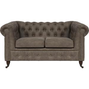 Home affaire 2-Sitzer "Aarburg", aufwändige Knopfheftung und Ziernägel im Chesterfield-Design