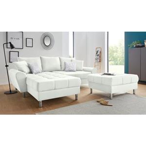 COLLECTION AB Ecksofa, inklusive Hocker, Bettfunktion und Federkern