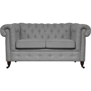 Home affaire 2-Sitzer "Aarburg", aufwändige Knopfheftung und Ziernägel im Chesterfield-Design