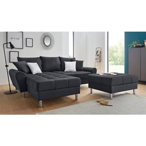 COLLECTION AB Ecksofa, inklusive Hocker, Bettfunktion und Federkern
