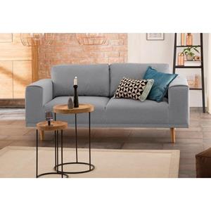 Home affaire 2-zitsbank Lasse in scandinavische stijl met houten poten