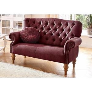 Home affaire 2-zitsbank Lord met echte chesterfield-capitonnage en siernagels