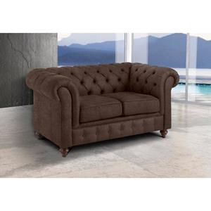 Premium collection by Home affaire 2-Sitzer "Chesterfield", mit Knopfheftung, auch in Leder