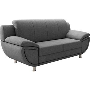 TRENDMANUFAKTUR 2-zitsbank Rondo II, tijdloos en comfortabel, naar keuze met comfortabele binnenvering, met extra brede armleuningen