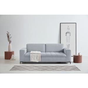 OTTO products 3-Sitzer "Grazzo", hochwertige Stoffe aus recyceltem Material, Steppung im Sitzbereich
