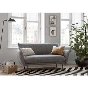 andas 2-zitsbank Stine Bijzonder design door kussen-look en opstaande naad, by Morten Georgsen
