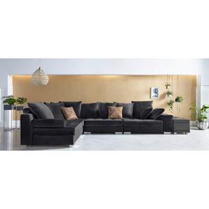 INOSIGN Ecksofa "Vale", incl. Couchtisch, Steppung im Sitzbereich, Federkern