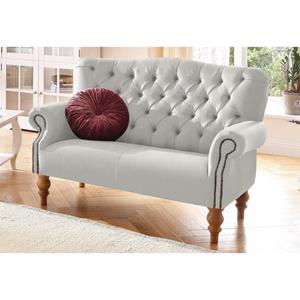 Home affaire 2-zitsbank Lord met echte chesterfield-capitonnage en siernagels