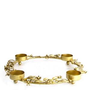 Dijk Natural Collections Tealight holder iron 31x30x3cm - Goud