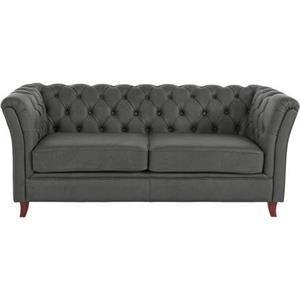 Guido Maria Kretschmer Home&Living 3-Sitzer "Noblessy", mit echter Chesterfield-Knopfheftung, hochwertige Verarbeitung, Samtoptik mit changierender Optik