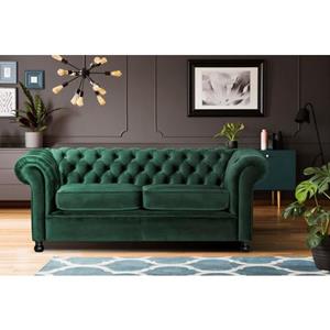 Home affaire 3-Sitzer "Chesterfield Home", mit edler Knopfheftung und typischen Armlehnen