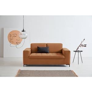 OTTO products 2-Sitzer "Grazzo", hochwertige Stoffe aus recyceltem Material, Steppung im Sitzbereich