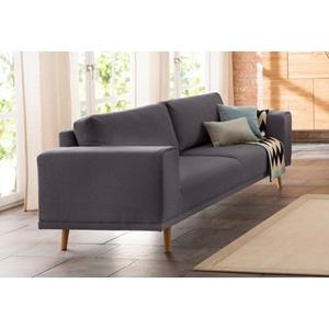 Home affaire 3-zitsbank Lasse in scandinavische stijl met houten poten