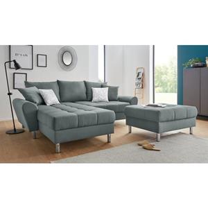COLLECTION AB Ecksofa, inklusive Hocker, Bettfunktion und Federkern