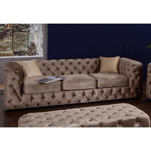 Guido Maria Kretschmer Home&Living 3-Sitzer "Kalina", mit klassischer Chesterfield-Knopfheftung