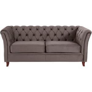 Guido Maria Kretschmer Home&Living 3-Sitzer "Noblessy", mit echter Chesterfield-Knopfheftung, hochwertige Verarbeitung, Samtoptik mit changierender Optik