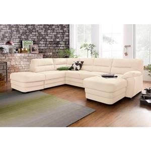 COTTA Polstergarnitur, (Set), Set: bestehend aus Wohnlandschaft und Hocker, wahlweise mit Bettfunktion