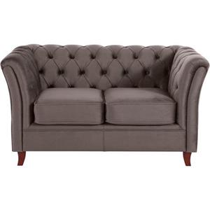 Guido Maria Kretschmer Home&Living 2-Sitzer "Noblessy", mit echter Chesterfield-Knopfheftung, hochwertige Verarbeitung, Samtoptik mich changierender Optik
