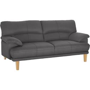 TRENDMANUFAKTUR 3-zitsbank Cecilia, sofa in Italiaans design met geweldig zitcomfort, extreem comfortabele armleuningen, houten voeten