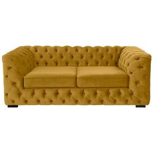 Guido Maria Kretschmer Home&Living 2-Sitzer "Kalina", mit klassischer Chesterfield-Knopfheftung