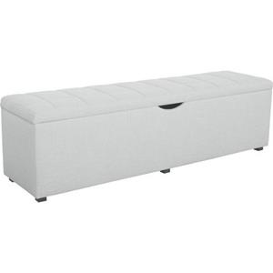 Places of Style Hockerbank Checked met bergruimte, breedte 120 cm en 160 cm, ook geschikt als garderobebank of slaapbank