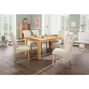 Home affaire Eettafel Ixo Met 2 decoratief gekrulde bovenbladen. Uitstekende verwerking, tijdloos design.
