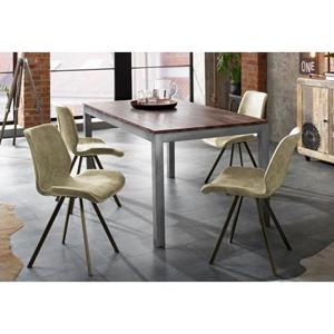 Home affaire Eettafel Kenya van massief acaciahout, in 160 of 200 cm breedte