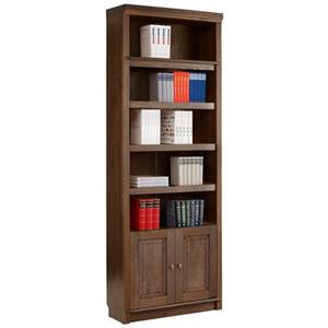 Home affaire Boekenkast CLIFF Hoogte 220 cm, met 2 houten deuren